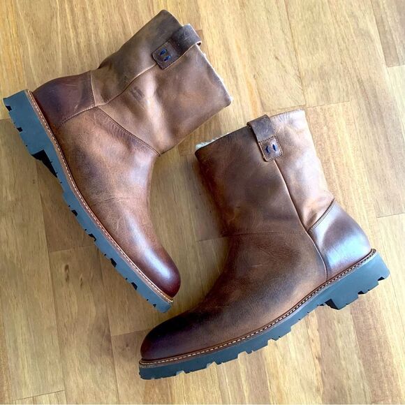 ROSS & SNOW Men's Leather Boots (Sz 9) - Picture 4 of 11